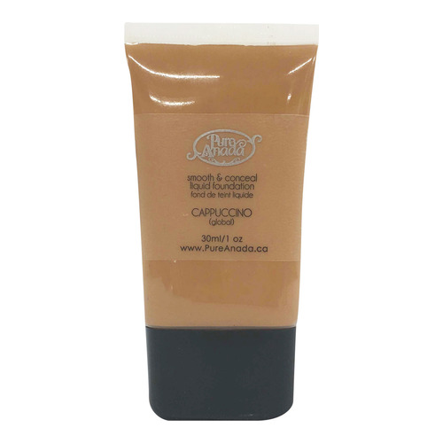 Pure Anada Liquid Foundation Smooth and Conceal - Cappuccino, 30ml/1 fl oz