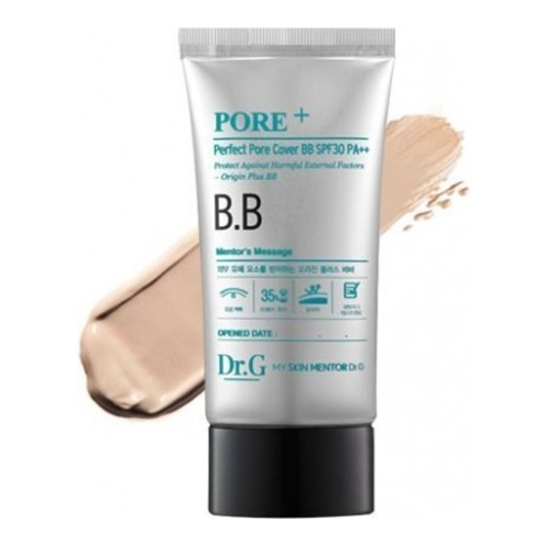 Dr G Perfect Pore Cover BB Cream SPF30 PA++ on white background