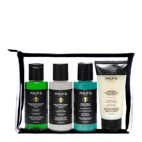 Philip B Botanical Philip B Travel Kit (Includes Classic Formula Conditioner), 1 set Philip B Botanical Philip B Travel Kit (Includes Classic Formula Conditioner) on white background