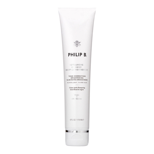 Philip B Botanical Icelandic Blonde Conditioner on white background