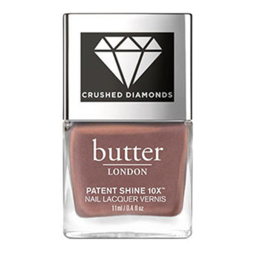 butter LONDON Patent Shine 10x - Crushed Diamond Collection - Rock, 11ml/0.4 fl oz