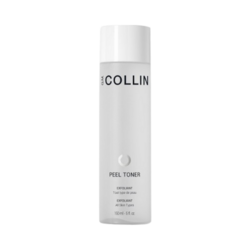 Peel Toner Exfoliant on white background