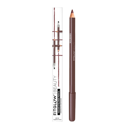 FitGlow Beauty Pencil Eye Liners - Black on white background