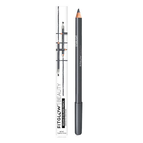 FitGlow Beauty Pencil Eye Liners - Black on white background