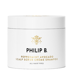 Peppermint Avocado Scalp Scrub on white background