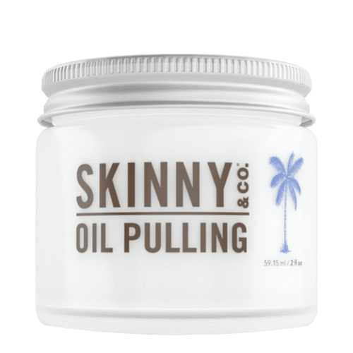 Skinny & Co. Peppermint Oil Pulling on white background
