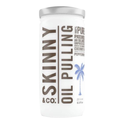 Skinny & Co. Peppermint Oil Pulling on white background