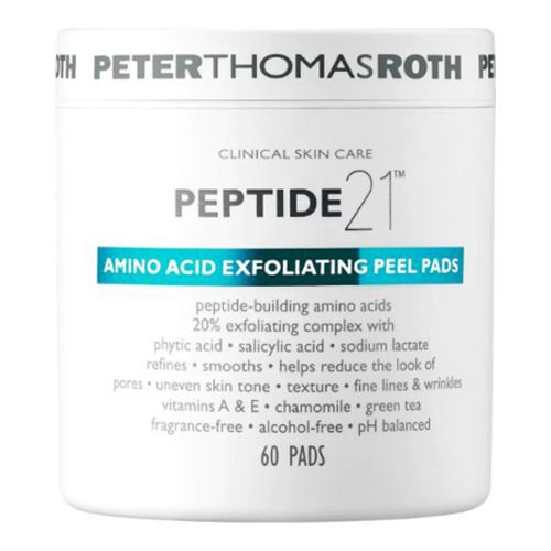 Peter Thomas Roth Peptide 21 Amino Acid Exfoliating Peel Pads on white background