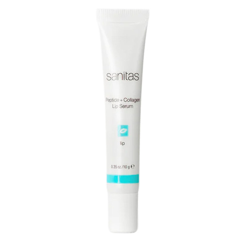 Sanitas Peptide + Collagen Lip Serum on white background
