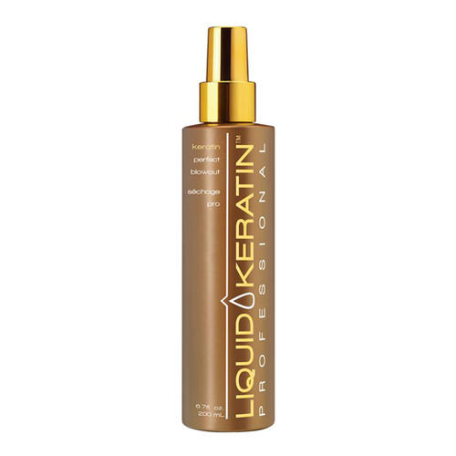 Liquid Keratin Perfect Blowout Spray on white background