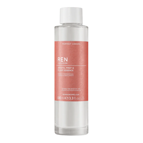 Ren Perfect Canvas - Smooth, Prep + Plump Essence on white background