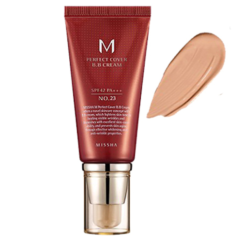 MISSHA Perfect Cover BB Cream SPF42/PA+++ (No.23 | Natural Beige), 50ml/1.7 fl oz