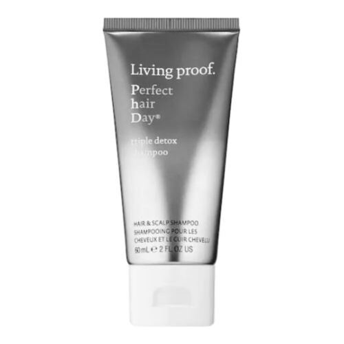 Living Proof Perfect hair Day (PhD) Triple Detox Shampoo on white background