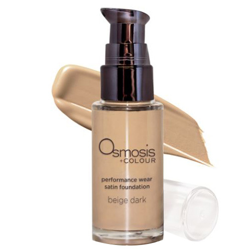 Osmosis Professional Performance Wear Satin Foundation - Olive on white background