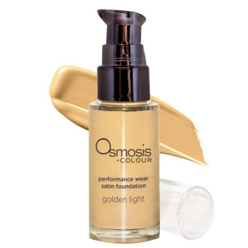 Osmosis Professional Performance Wear Satin Foundation - Olive on white background