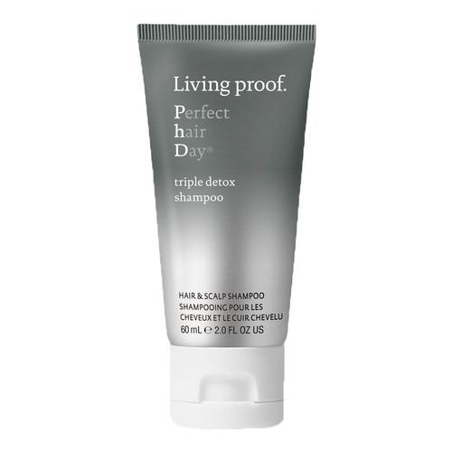 Living Proof PhD Triple Detox Shampoo- Travel Size on white background