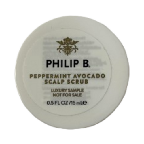 Naturally Yours Philip B Botanical Peppermint Avocado Scalp Scrub on white background