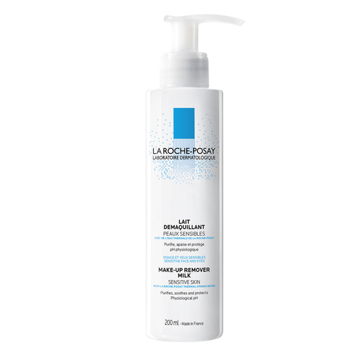 La Roche Posay Physiological Cleansing Milk on white background