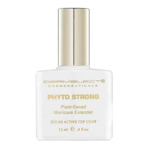 Dermelect Cosmeceuticals Phyto Strong Manicure Extender Solar Active Top Coat, 12ml/0.4 fl oz