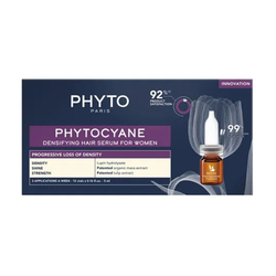 Phytocyane Densifying Hair serum For Women on white background