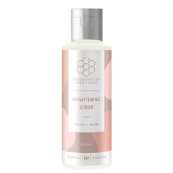 Pigmentation Solutions Brightening Scrub on white background
