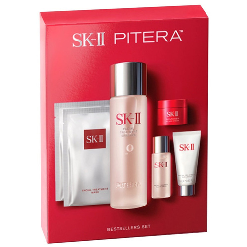 SK-II Pitera Bestsellers Set, 1 set SK-II Pitera Bestsellers Set on white background