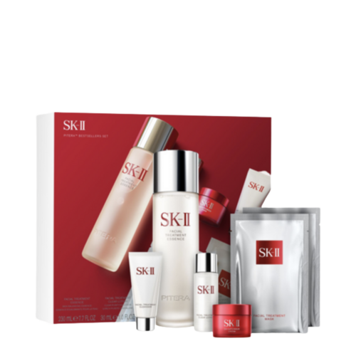 SK-II Pitera Bestsellers Set 2 on white background