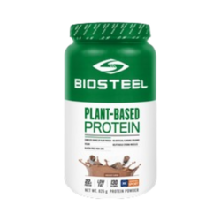 Plant-Based Protein Chocolate on white background