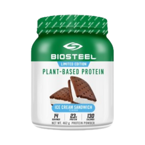 BioSteel Plant-Based Protein Ice Cream S. on white background