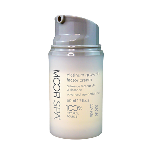 Moor Spa Platinum Growth Factor Serum on white background