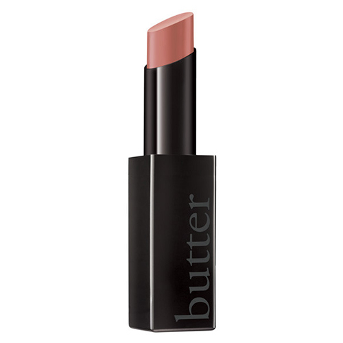 butter LONDON Plush Rush Satin Matte Lipstick - Brave on white background
