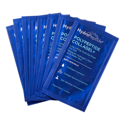 HydroPeptide PolyPeptide Collagel+ for Eyes - 8 Packs on white background