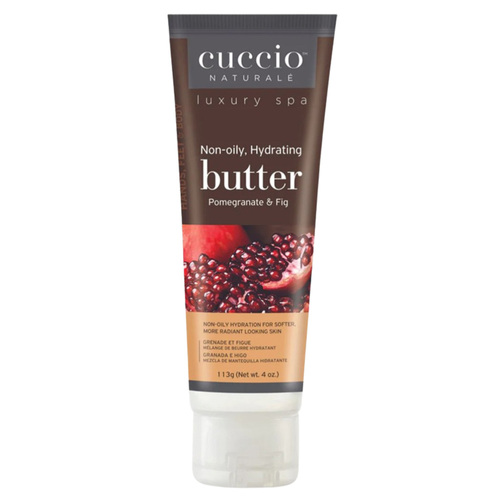 Cuccio Pomegranate and Fig Butter Blend on white background