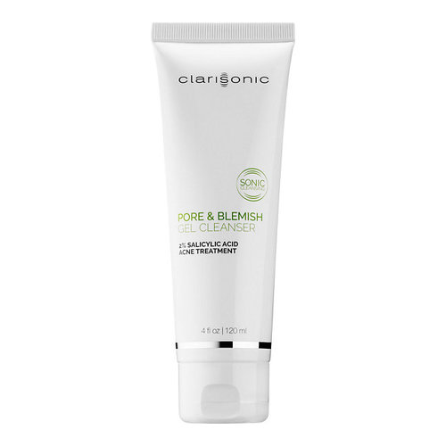 Clarisonic Pore and Blemish Gel Cleanser on white background