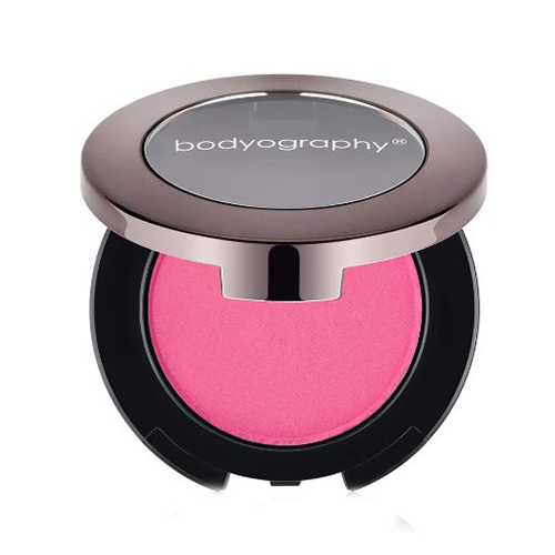 Bodyography Powder Blush - Afterglow (Baby Pink Matte Blush) on white background