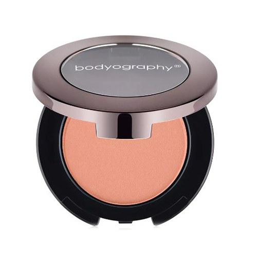 Bodyography Powder Blush - Afterglow (Baby Pink Matte Blush) on white background