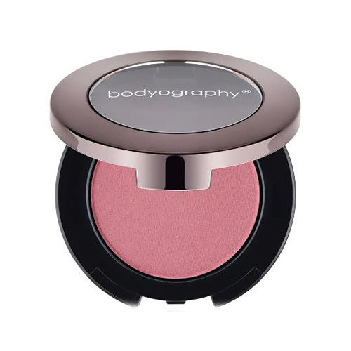 Bodyography Powder Blush - Afterglow (Baby Pink Matte Blush) on white background