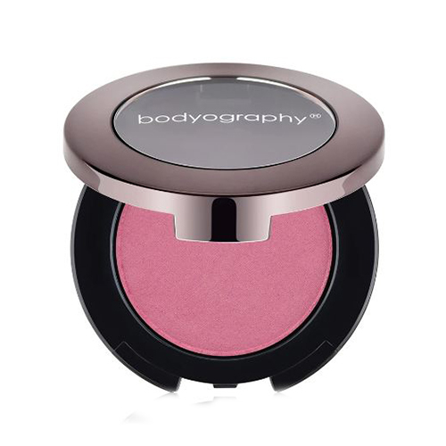 Bodyography Powder Blush - Afterglow (Baby Pink Matte Blush) on white background