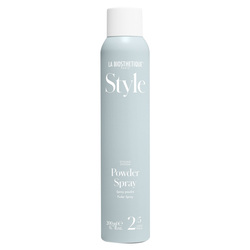 Powder Spray (Dry Shampoo Aerosol) on white background