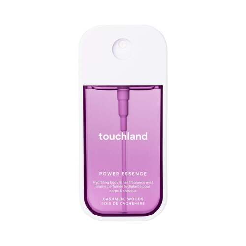 Touchland Power Essence Body and Hair Fragrance Mist - Cashmere Woods on white background