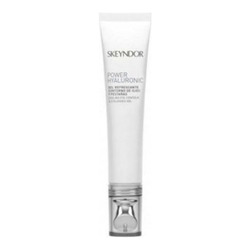 Power Hyaluronic Cooling Eye Contour and Eyelashes Gel on white background