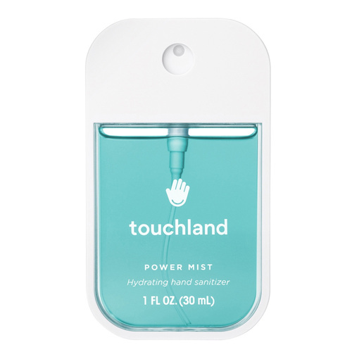 Touchland Power Mist Hydrating Hand Sanitizer - Blue Sandalwood on white background