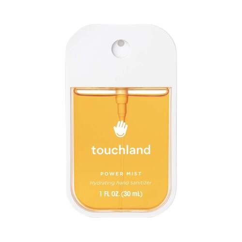 Touchland Power Mist Hydrating Hand Sanitizer - Mango Passion on white background