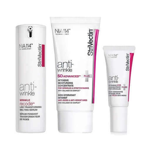 Strivectin Power Starters Anti-Wrinkle Trio on white background