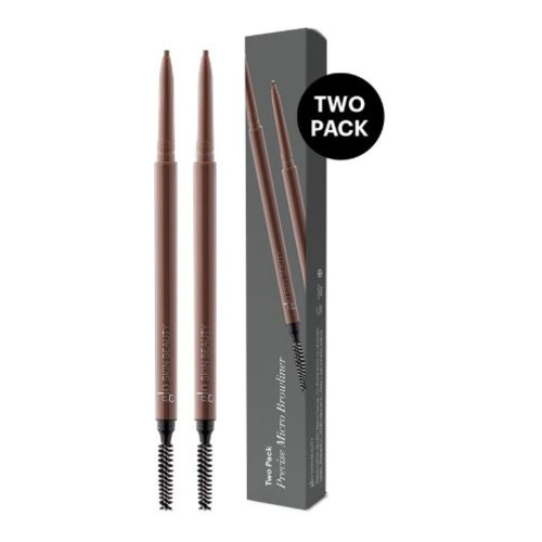 Glo Skin Beauty Precise Micro Browliner - Two Pack - Dark Brown, 2 x 0.1g/0.03 oz