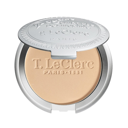 T LeClerc Pressed Powder - Banane on white background