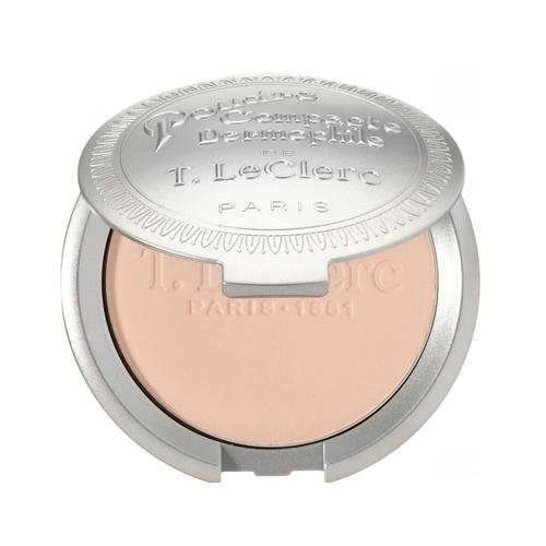 T LeClerc Pressed Powder - Ambre on white background