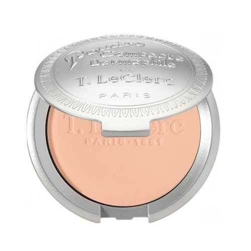 T LeClerc Pressed Powder - Banane on white background