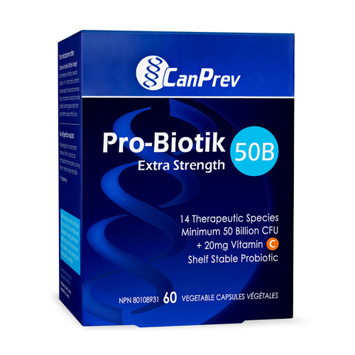 CanPrev Pro-Biotik 50B - Extra Strength, 60 capsules