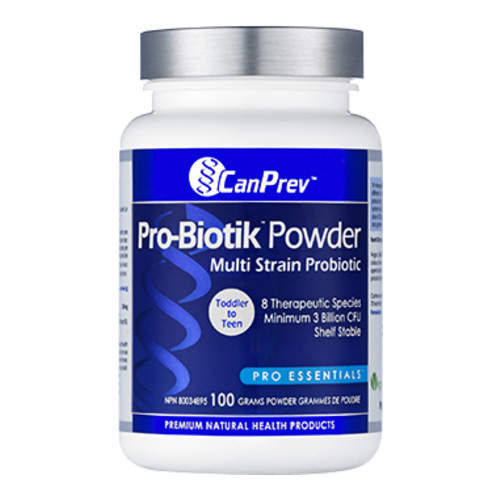 CanPrev Pro-Biotik Powder Toddler to Teen, 100g/3.5 oz